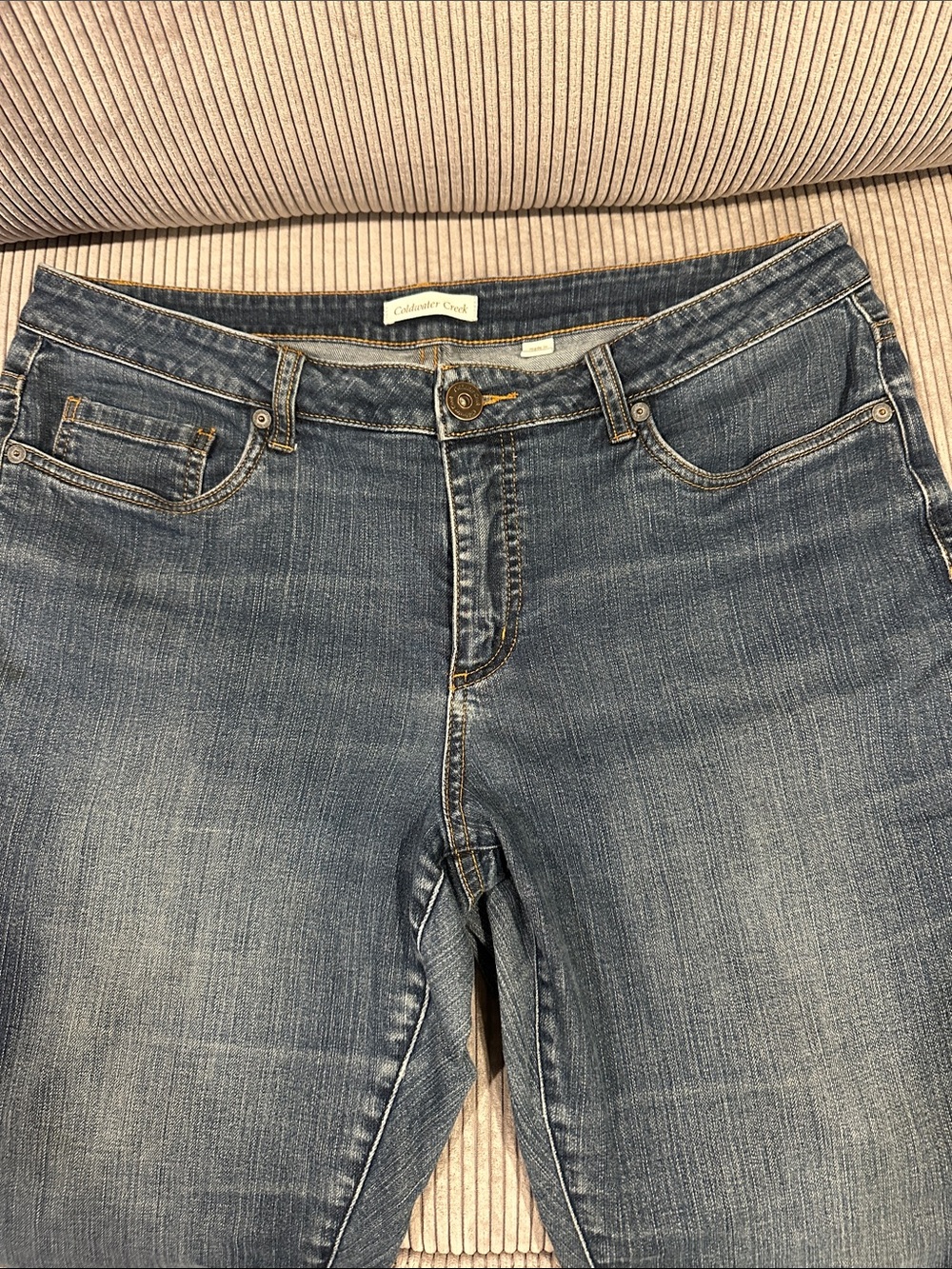 Coldwater Creek Women's Medium Blue Straight Jeans | 14
